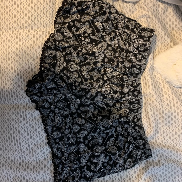 Black Lounge Shorts - Picture 2 of 3